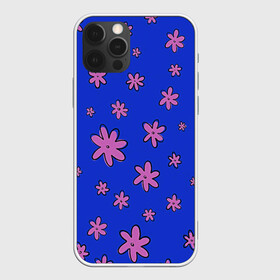 Чехол для iPhone 12 Pro Max с принтом Цветочки рисованные в Курске, Силикон |  | fashion | flower | девушкам | детская | детям | мода | ромашки | фэшн | цветок | цветочки | цветы