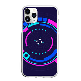 Чехол для iPhone 11 Pro Max матовый с принтом Розовый Синий Киберпанк в Курске, Силикон |  | жанр | научный | фантастика | фантастический | цифровые технологии