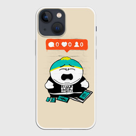 Чехол для iPhone 13 mini с принтом Ноль лайков в Курске,  |  | banksy | cartman | south park | бэнкси | мульт | мультфильм | эрик картман | южный парк