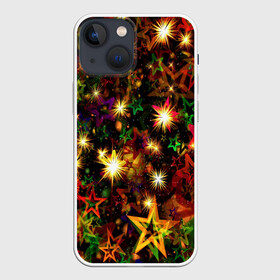 Чехол для iPhone 13 mini с принтом Яркий день в Курске,  |  | Тематика изображения на принте: блеск | звезда | звезды | новый год | праздник | фейерверк | яркий день
