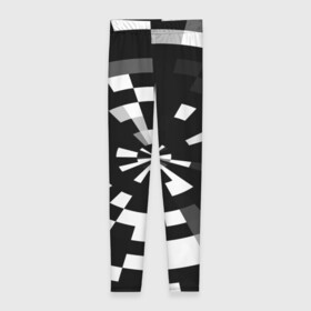 Леггинсы 3D с принтом Черно-белый фон иллюзии в Курске, 80% полиэстер, 20% эластан | Эластичный пояс, зауженные к низу, низкая посадка | абстрактный | геометрический | дизайн | иллюзия | кривая | линии | пиксель | текстура | узор