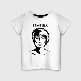 Детская футболка хлопок с принтом ZEMFIRA эскиз портрет в Курске, 100% хлопок | круглый вырез горловины, полуприлегающий силуэт, длина до линии бедер | group | russian rock | zemfira | zемфира | автор исполнитель | группа | женский | земфира | земфирка | земфирочка | инди рок | композитор | певица | писательница | поп рок | поэтесса | рамазанова | русский рок