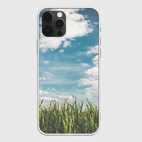 Чехол для iPhone 12 Pro Max с принтом Небушко и полюшко в Курске, Силикон |  | небо | облака | пейзаж | поле | русский | славянский | фотопринт