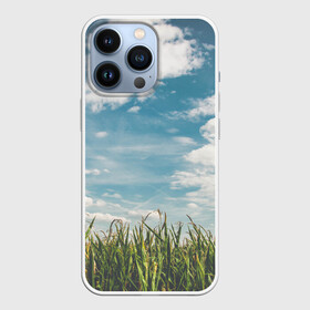 Чехол для iPhone 13 Pro с принтом Небушко и полюшко в Курске,  |  | Тематика изображения на принте: небо | облака | пейзаж | поле | русский | славянский | фотопринт