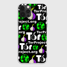 Чехол для iPhone 12 Pro с принтом ТОР / TOR PROJECT BROWSER в Курске, силикон | область печати: задняя сторона чехла, без боковых панелей | tor browser | torproject | анонимность | анонимный браузер | взлом | даркнет | зеркала | луковица | тор браузер | хакер | черный интернет.