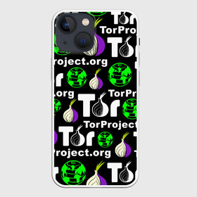 Чехол для iPhone 13 mini с принтом ТОР   TOR PROJECT BROWSER в Курске,  |  | tor browser | torproject | анонимность | анонимный браузер | взлом | даркнет | зеркала | луковица | тор браузер | хакер | черный интернет.