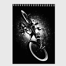 Скетчбук с принтом Sunday Funday в Курске, 100% бумага
 | 48 листов, плотность листов — 100 г/м2, плотность картонной обложки — 250 г/м2. Листы скреплены сверху удобной пружинной спиралью | Тематика изображения на принте: bike | bmx | extreme | sport | velo | бмикс | бэм | бэмик | вело | велосипед | велоспорт | спорт | экстрим