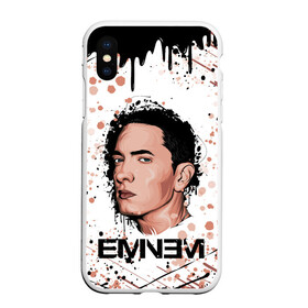 Чехол для iPhone XS Max матовый с принтом EMINEM | ЭМИНЕМ (Z) в Курске, Силикон | Область печати: задняя сторона чехла, без боковых панелей | eminem | rap | еминем | зарубежный реп | реп | эминем