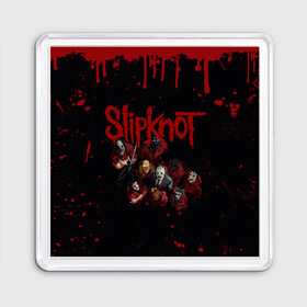 Магнит 55*55 с принтом SLIPKNOT | СЛИПКНОТ (Z) в Курске, Пластик | Размер: 65*65 мм; Размер печати: 55*55 мм | rock | slipknot | алессандро вентурелла | джей вайнберг | джеймс рут | кори тейлор | крэйг джонс | мик томсон | петля | рок | сид уилсон | скользящий узел | слипкнот | тяжелый рок | удавка | шон крэхан