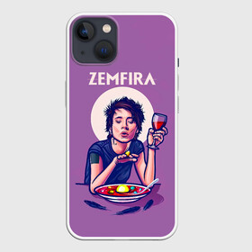 Чехол для iPhone 13 с принтом ZEMFIRA арт ужин в Курске,  |  | group | russian rock | zemfira | zемфира | автор исполнитель | группа | женский | земфира | земфирка | земфирочка | инди рок | композитор | певица | писательница | поп рок | поэтесса | рамазанова | русский рок
