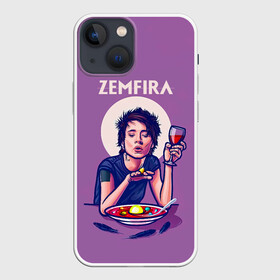 Чехол для iPhone 13 mini с принтом ZEMFIRA арт ужин в Курске,  |  | group | russian rock | zemfira | zемфира | автор исполнитель | группа | женский | земфира | земфирка | земфирочка | инди рок | композитор | певица | писательница | поп рок | поэтесса | рамазанова | русский рок