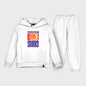 Детский костюм хлопок Oversize с принтом Phoenix Suns в Курске,  |  | Тематика изображения на принте: basketball | mvp | nba | phoenix | sport | streetball | suns | аризона | баскетбол | игра | крис пол | мяч | нба | санс | спорт | стритбол | тренер | финикс | чемпион