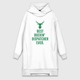 Платье-худи хлопок с принтом Best Dispatcher в Курске,  |  | antetokounmpo | basketball | bucks | giannis | milwaukee | mvp | nba | sport | streetball | адетокумбо | бакс | баскетбол | игра | милуоки | мяч | нба | олень | спорт | стритбол | тренер | чемпион | янис