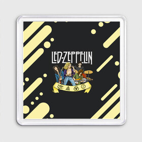 Магнит 55*55 с принтом LED ZEPPELIN | ЛЕД ЗЕППЕЛИН (Z) в Курске, Пластик | Размер: 65*65 мм; Размер печати: 55*55 мм | led zeppelin | rock | джимми пейдж | зепеллин | зеппелин | лед зеппелин | рок