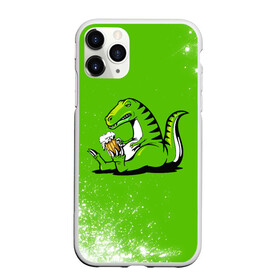 Чехол для iPhone 11 Pro матовый с принтом Пивозавр - Краска в Курске, Силикон |  | Тематика изображения на принте: dinosaur | pivo | pivozavr | взрыв | динозавр | краска | прикол