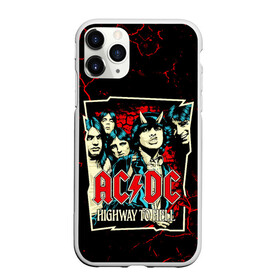 Чехол для iPhone 11 Pro матовый с принтом AC DC HIGHWAY TO HELL в Курске, Силикон |  | ac dc | angus young. | back in black | brian johnson | hells bells | highway to hell | rock | thunderstruck | tnt | ангус янг | брайан джонсон | группа | музыка | рок | эйси диси