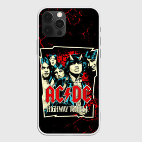 Чехол для iPhone 12 Pro Max с принтом AC DC HIGHWAY TO HELL в Курске, Силикон |  | ac dc | angus young. | back in black | brian johnson | hells bells | highway to hell | rock | thunderstruck | tnt | ангус янг | брайан джонсон | группа | музыка | рок | эйси диси