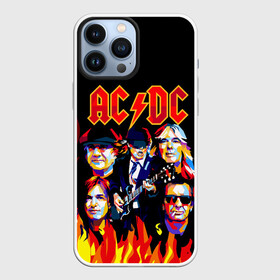 Чехол для iPhone 13 Pro Max с принтом AC DC HIGHWAY TO HELL в Курске,  |  | Тематика изображения на принте: ac dc | angus young. | back in black | brian johnson | hells bells | highway to hell | rock | thunderstruck | tnt | ангус янг | брайан джонсон | группа | музыка | рок | эйси диси