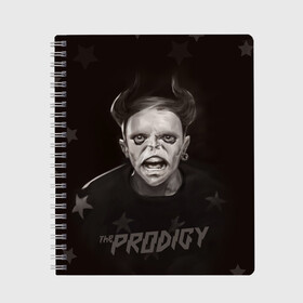 Тетрадь с принтом Keith Flint | THE PRODIGY (Z) в Курске, 100% бумага | 48 листов, плотность листов — 60 г/м2, плотность картонной обложки — 250 г/м2. Листы скреплены сбоку удобной пружинной спиралью. Уголки страниц и обложки скругленные. Цвет линий — светло-серый
 | keith charles flint | prodigy | the prodigy | альтернативный дэнс | бигбит | брейкбит | кит флинт | лиам хоулетт | максим реалити | продиги | продиджи | продиди | техно | электроник рок | электропанк