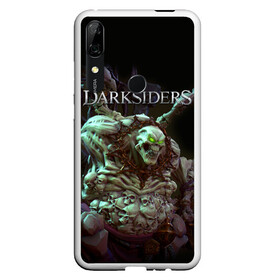 Чехол для Honor P Smart Z с принтом Гнев Войны | Darksiders (Z) в Курске, Силикон | Область печати: задняя сторона чехла, без боковых панелей | darksiders | darksiders 2 | darksiders 3 | ulthane | wrath of war | всадник апокалипсиса | гнев войны | обугленный совет | руина | ультэйн