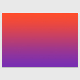 Поздравительная открытка с принтом Оранжевый и Фиолетовый в Курске, 100% бумага | плотность бумаги 280 г/м2, матовая, на обратной стороне линовка и место для марки
 | градиент | красный | оранжевый | перелив | переход | рассвет | синий | фиолетовый | цвета