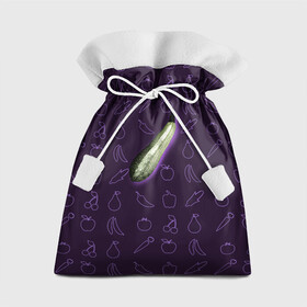 Подарочный 3D мешок с принтом Сбор урожая. Кабачок в Курске, 100% полиэстер | Размер: 29*39 см | Тематика изображения на принте: бесполезный овощ | зачем кабачок | кабачки | кабачок | овощи | урожай
