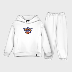 Детский костюм хлопок Oversize с принтом Phoenix Suns в Курске,  |  | Тематика изображения на принте: basketball | mvp | nba | phoenix | sport | streetball | suns | аризона | баскетбол | игра | крис пол | мяч | нба | санс | спорт | стритбол | тренер | финикс | чемпион