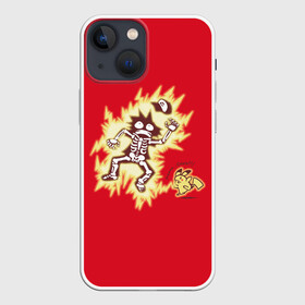Чехол для iPhone 13 mini с принтом Знакомство с Пикачу в Курске,  |  | anime | pikachu | pokemon | poket monster | poketmon | аниме | анимэ | карманные монстры | пикачу | покемон