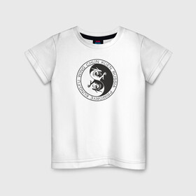 Детская футболка хлопок с принтом Клуб 5 Зверей в Курске, 100% хлопок | круглый вырез горловины, полуприлегающий силуэт, длина до линии бедер | вин чун | вин чун куэн | китайский дракон | кунг фу | ушу
