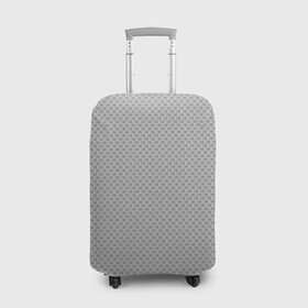 Чехол для чемодана 3D с принтом GRAY CARBON в Курске, 86% полиэфир, 14% спандекс | двустороннее нанесение принта, прорези для ручек и колес | carbon | абстракция | без дизайна | карбон | карбон и ничего лишнего | на каждый день | серая | серое | серый | текстура