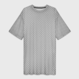 Платье-футболка 3D с принтом GRAY CARBON в Курске,  |  | carbon | абстракция | без дизайна | карбон | карбон и ничего лишнего | на каждый день | серая | серое | серый | текстура