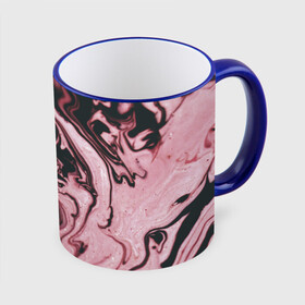 Кружка с полной запечаткой Розовые Разводы С черными: в Курске, керамика | ёмкость 330 мл | black | divorce | in the top | in the trend | pattern | pink | sports | style | youth | в топе | в тренде | молодежь | разводы | розовый | спорт | стиль | узор | черный