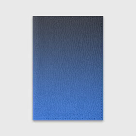 Обложка для паспорта матовая кожа с принтом DARK OCEAN GRADIENT в Курске, натуральная матовая кожа | размер 19,3 х 13,7 см; прозрачные пластиковые крепления | абстракция | амбре | без дизайна | голубая | голубое | градиент | градиент и ничего лишнего | градиенты | на каждый день | синий | синяя | текстура | черная | черный