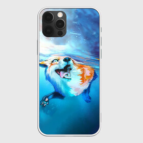 Чехол для iPhone 12 Pro Max с принтом ПЛЫВУЩАЯ ЛИСИЧКА в Курске, Силикон |  | animal | art | fox | swim | water | вода | животные | звери | красота | лиса | лисичка | плутовка | река | рисунок | рыжая | фыр фыр