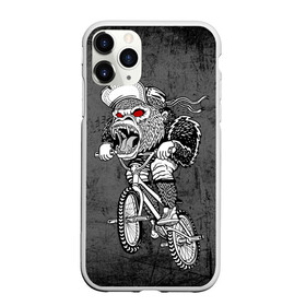 Чехол для iPhone 11 Pro матовый с принтом Junk Ride в Курске, Силикон |  | bike | bmx | gorilla | mtb | ride | бэм | вело | велосипед | велоспорт | горилла | поездка