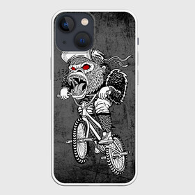 Чехол для iPhone 13 mini с принтом Junk Ride в Курске,  |  | bike | bmx | gorilla | mtb | ride | бэм | вело | велосипед | велоспорт | горилла | поездка