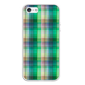 Чехол для iPhone 5/5S матовый с принтом Зеленый клетчатый узор  в Курске, Силикон | Область печати: задняя сторона чехла, без боковых панелей | в клетку | зеленый | клетка | клетчатый узор | популярный | рубашечный | современный | шотландка