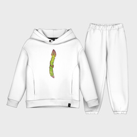 Детский костюм хлопок Oversize с принтом Спаржа в Курске,  |  | арт | мило | милота | молодая спаржа | овощ | овощи | рисунок | свежая спаржа | свежие овощи | свежий овощ | свежий продукт | спаржа
