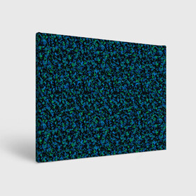 Холст прямоугольный с принтом Абстрактный зелено-синий узор  в Курске, 100% ПВХ |  | абстрактный | вкрапления | зеленый | молодежный | мраморный | синий | современный | черный и синий