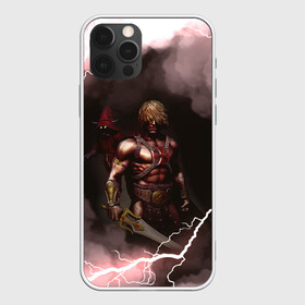 Чехол для iPhone 12 Pro с принтом HE-MAN и ORKO | Masters of the Universe (Z) в Курске, силикон | область печати: задняя сторона чехла, без боковых панелей | Тематика изображения на принте: he man | masters of the universe | mult | orka | orko | she ra | властелины вселенной | мульт | мультфильм | орка | орко | хи ман | хи мен | хи мэн