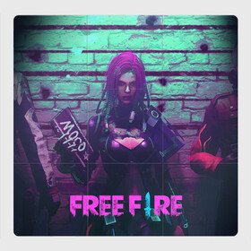 Магнитный плакат 3Х3 с принтом FREE FIRE в Курске, Полимерный материал с магнитным слоем | 9 деталей размером 9*9 см | ff | free fire | game | gamer | games | garena | hacker | pro gamer | гарена | гексагон | игра | текстура | фри фаер | фф | хакер