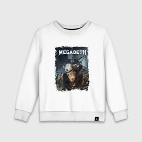 Детский свитшот хлопок с принтом Megadeth | Poster (Z) в Курске, 100% хлопок | круглый вырез горловины, эластичные манжеты, пояс и воротник | dave mustaine | megadeth | music | rock | дирк вербурен | дэвид эллефсон | дэйв мастейн | кико лоурейро | мегадеф | мегадэф | музыка | рок | трэш метал | хард рок | хеви метал