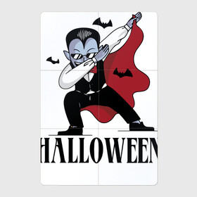 Магнитный плакат 2Х3 с принтом Vampire Dab в Курске, Полимерный материал с магнитным слоем | 6 деталей размером 9*9 см | bat | dab | gesture | halloween | holiday | suit | vampire | вампир | жест | костюм | летучая мышь | очки | праздник | хэллоуин