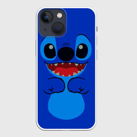 Чехол для iPhone 13 mini с принтом Стич хочет Играть в Курске,  |  | аниме | зверь | инопланетянин | милота. | мультфильм | ушастик