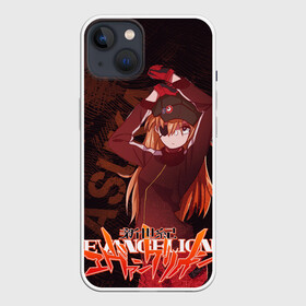 Чехол для iPhone 13 с принтом Аска Евангелион в Курске,  |  | evangelion | neon genesis evangelion | аска | евангелион | лэнгли | пилот | сорью