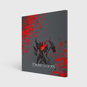 Холст квадратный с принтом Darksiders | Гнев Войны (Z) в Курске, 100% ПВХ |  | Тематика изображения на принте: azrael | darksiders | darksiders 2 | darksiders 3 | griever | silitha | tiamat | ulthane | vulgrim | wrath of war | всадник апокалипсиса | гнев войны | обугленный совет | руина | ультэйн | чёрный молот