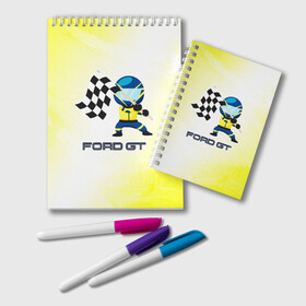 Блокнот с принтом Ford - Racing в Курске, 100% бумага | 48 листов, плотность листов — 60 г/м2, плотность картонной обложки — 250 г/м2. Листы скреплены удобной пружинной спиралью. Цвет линий — светло-серый
 | auto | ford | logo | moto | motors | pro | racing | symbol | авто | автомобиль | гонки | знак | лого | логотип | логотипы | марка | машина | мото | моторс | символ | символы | форд
