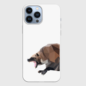 Чехол для iPhone 13 Pro Max с принтом Росомаха в Курске,  |  | животное | зверь | злость | куница | медведь | милое животное | полигональный | росомаха | собака