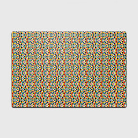 Головоломка Пазл магнитный 126 элементов с принтом Цветные фигуры в Курске, полимерный материал с магнитным слоем | 126 деталей, размер изделия —  180*270 мм | Тематика изображения на принте: абстрактный | мозаика | палитра | паттерн | пятна | фигуры