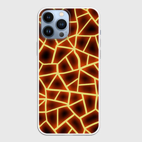 Чехол для iPhone 13 Pro Max с принтом Огненная геометрия в Курске,  |  | 3д | abstract | fire | flame | geometry stripes | neon | polygonal | абстрактная геометрия | геометрические фигуры | линии | мозаика | неон | огонь | орнамент | пламя | полигон | полосы | светящиеся | текстура | треугольники